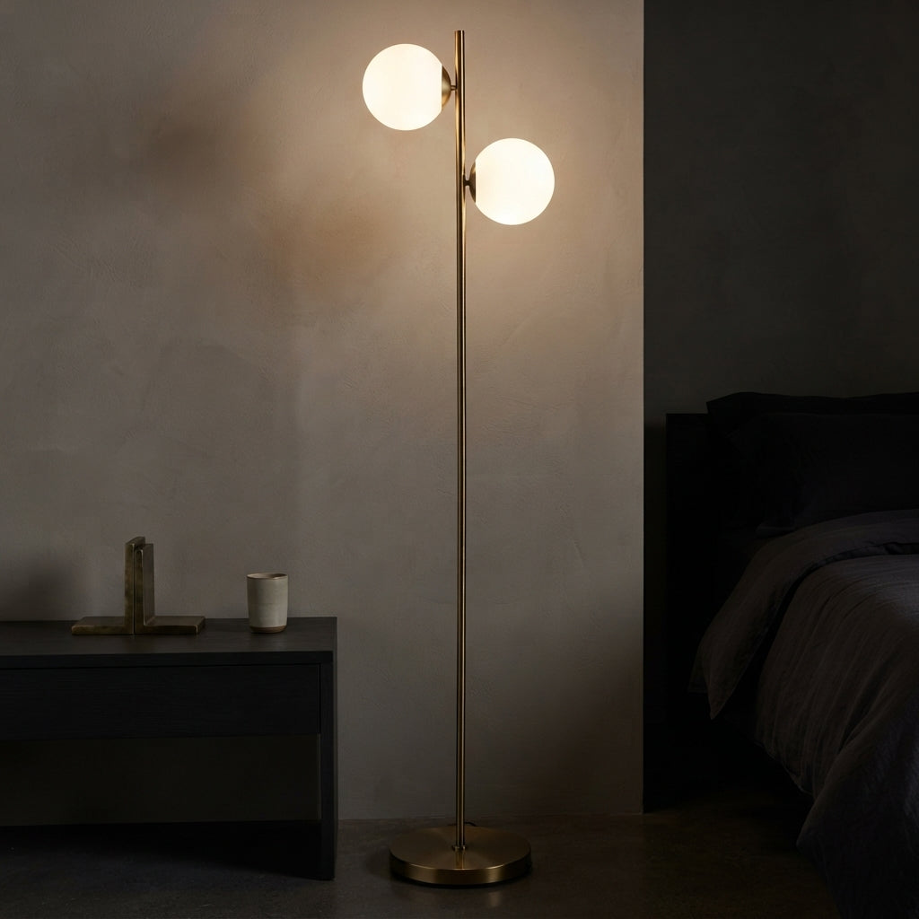 Orbit Brass Floor Lamp