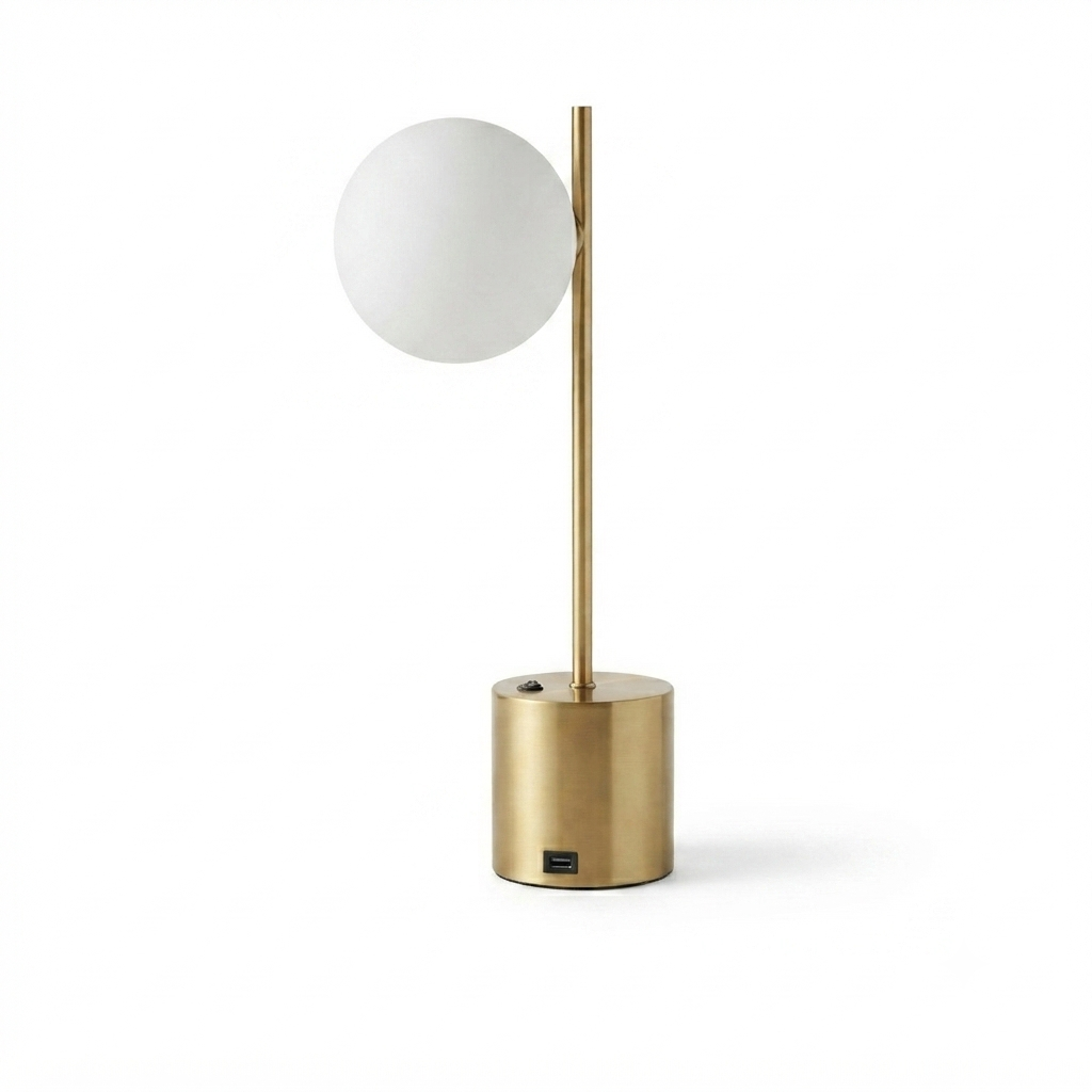 Orbis Brass Table Lamp