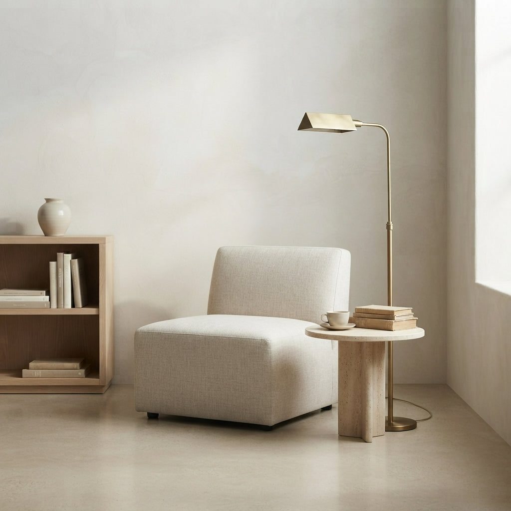 Aldous Brass Floor Lamp