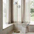 Orbit Brass Floor Lamp