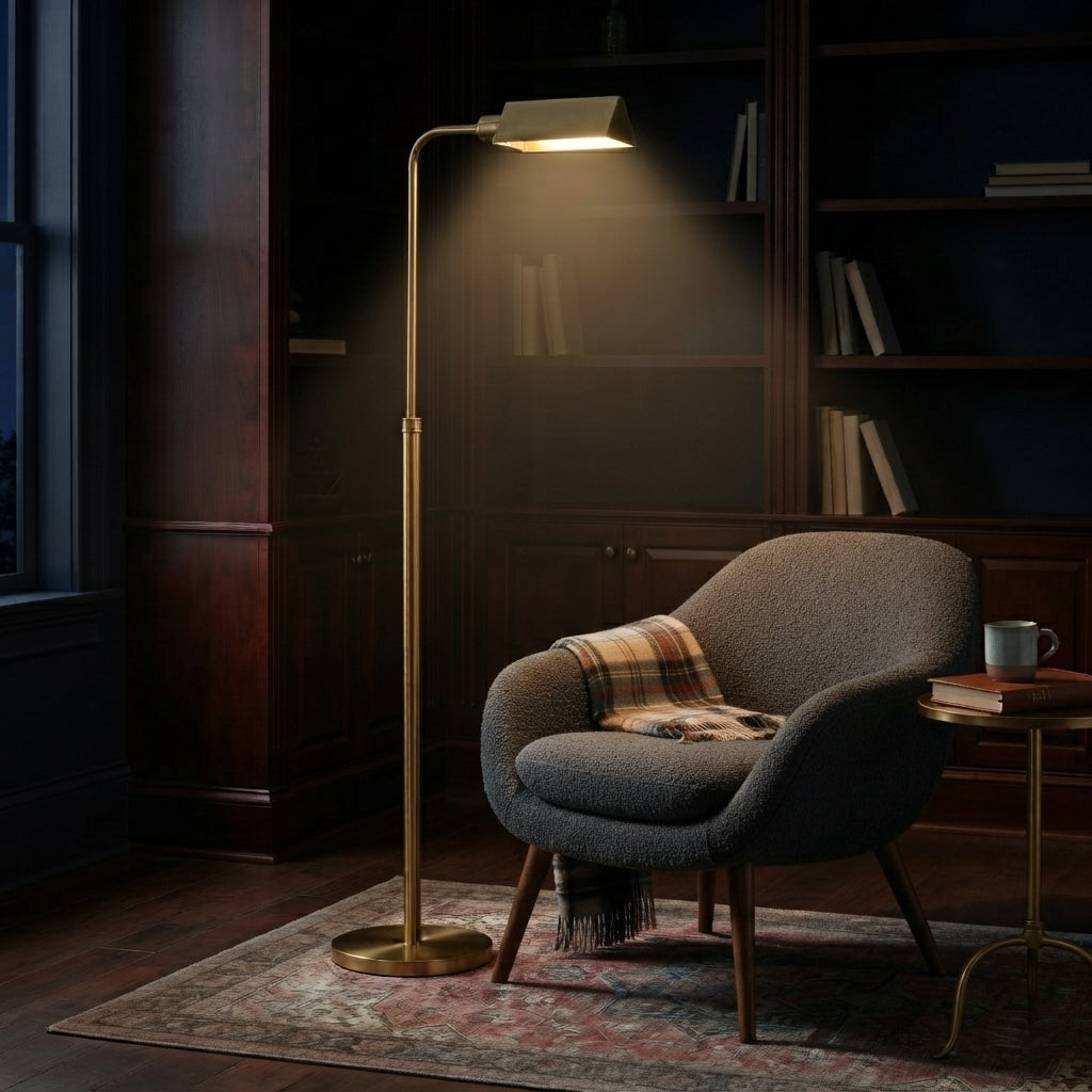 Aldous Brass Floor Lamp
