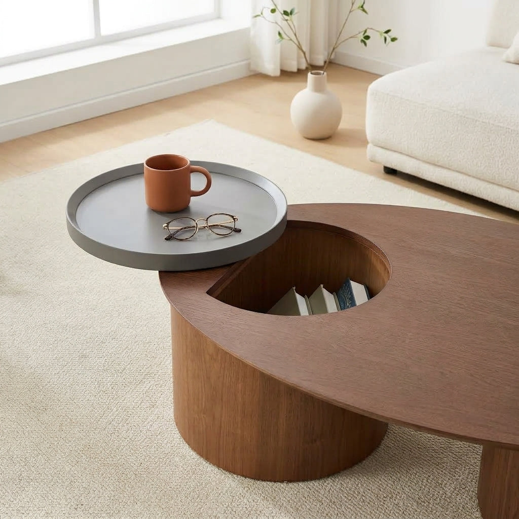 Roan Walnut Coffee Table
