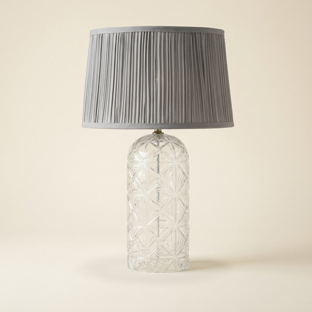 Luxora Crystal-Cut Table Lamp
