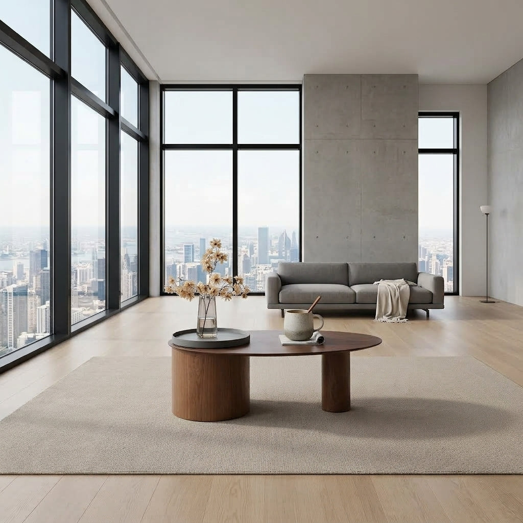 Roan Walnut Coffee Table