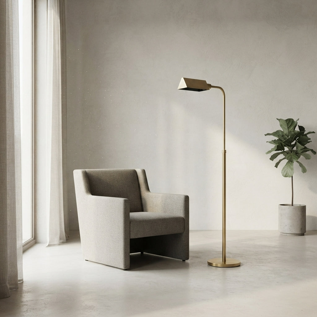 Aldous Brass Floor Lamp